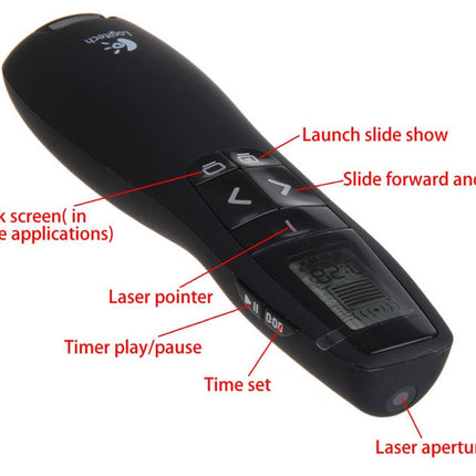 Red And Green Laser  Turning Pen Multifunctional Wireless Presenter