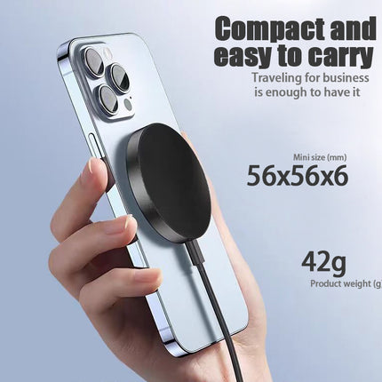 Qi2 Wireless Charger 15W Magnetic Wireless Fast Charging Is Suitable For 12-16PG Mobile Phone Models.