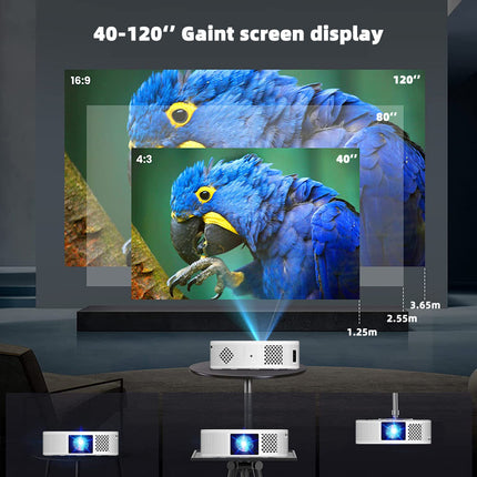 Cameras & Optics|Portable Projector|Projector Home Office Mobile Phone Wireless HD Projector Portable Overhead Projector Home Theater