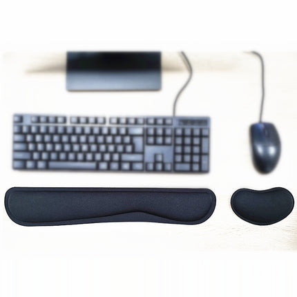 Computer & Office|Keyboard and Mouse|Memory Foam Wireless Keyboard Wrist Rest Mouse Pad Office