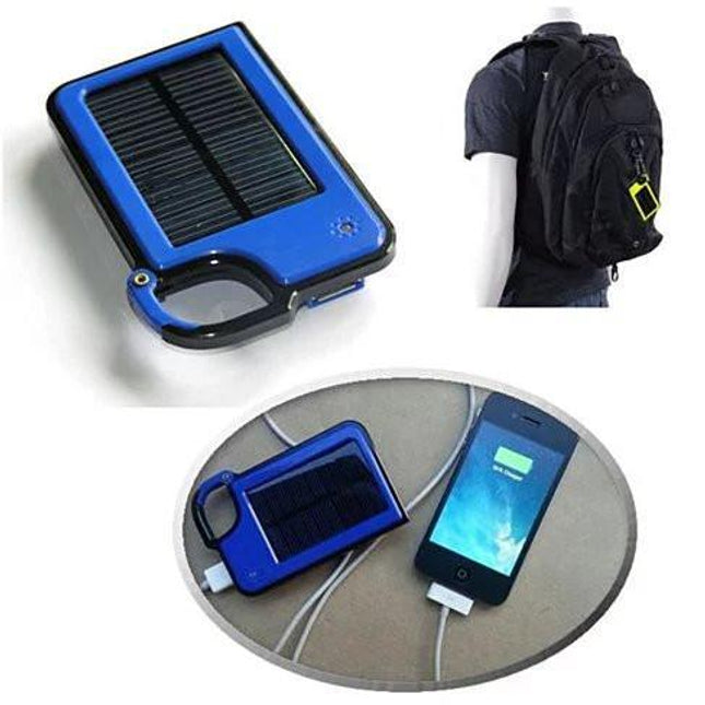 Clip-on Tag Along Solar Charger For Your Smartphone