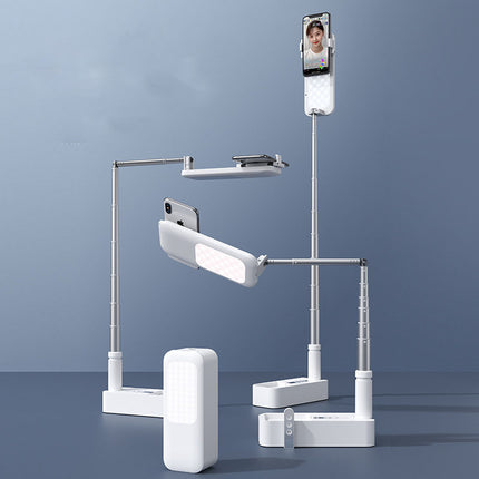 General||Multi-functional Live Broadcast Bracket with Beauty Fill Light: 1.3 Meters Floor Folding Outdoor Wireless Bracket