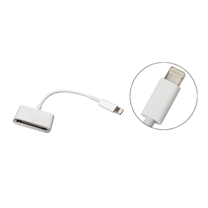 8PIN TO 30PIN CHARGE SYNC CONVERTER CABLE ADAPTER FOR IPHONE 5 iPad Mini iPod NANO 7th