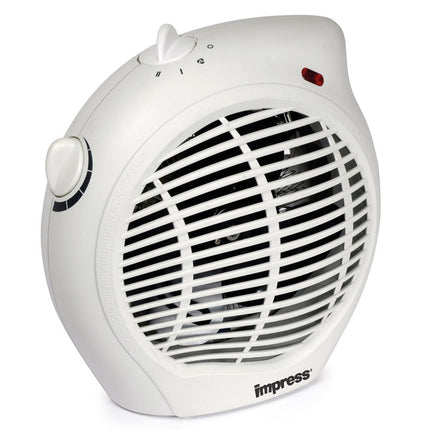 Impress Dual Setting Fan Heater with Adjustable Thermostat