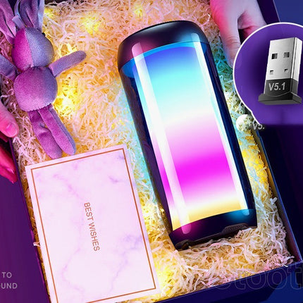 Atmospheric Ambient Light Gaming House Desktop Computer Romantic Room Smart Bluetooth Speaker