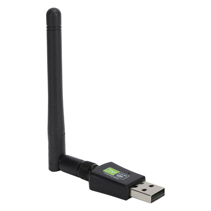 Smart Electronics|WiFi Adapter|USB Wifi Adapter Receiver Antenna Ethernet 600Mbps 2.4Ghz5Ghz Wireless Network Card Black
