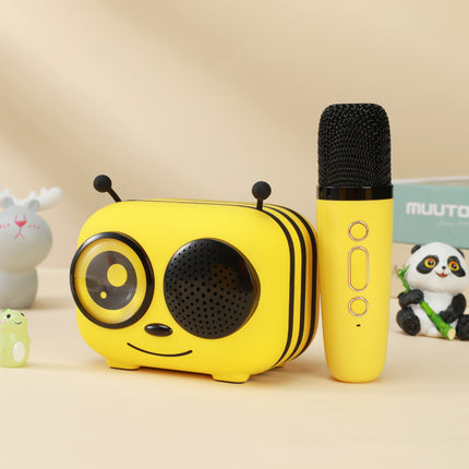 Consumer Electronics|Karaoke Microphone|Karaoke Integrated Microphone Home Bee Wireless Bluetooth Speaker