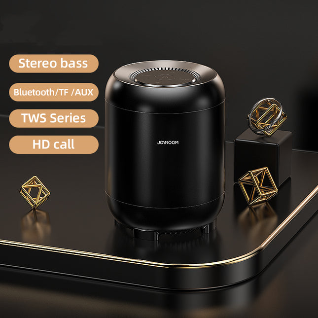 Home Small Portable Outdoor 3d Ring Audio (Color: Black, Style: 2200mAh)