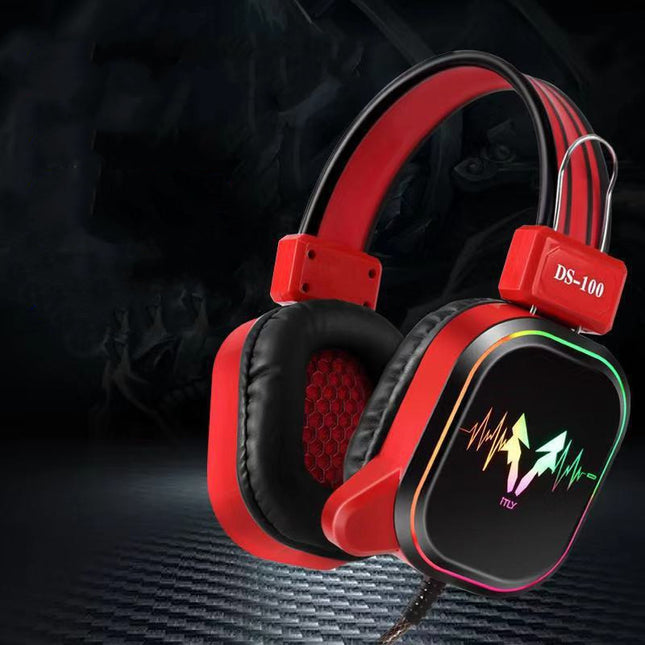 M5 Gaming Headset RGB Colorful Luminous Anti-Noise Heavy Bass Cable (style: 12 style)