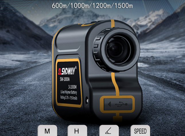 Telescope Range Finder 600 Meters 1000 Meters1500 Meters Handheld Outdoor Range Finder (style: 600m)