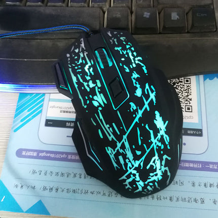 Wired Gaming Mouse 5500DPI 7-Color LED Backlight Optical Mouse Gamer USB 7 Buttons PC Gamer Computer Laptop Desktop Mice