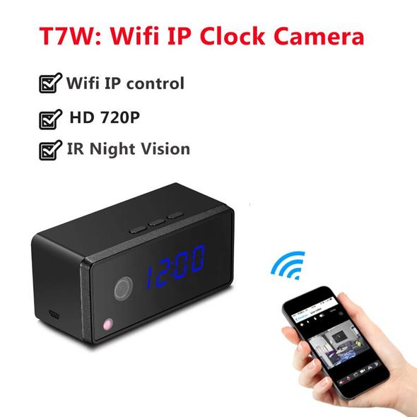 Cameras & Optics||Style: Cam 8G - HD infrared light night vision camera alarm clock