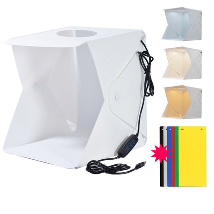 Cameras & Optics||Folding Studio Adjustable Still Life Fill Light Shooting Soft Light Box with Six Color Back Cloth