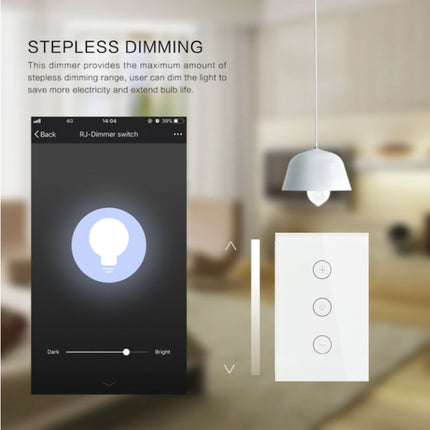 Home Appliances|Smart Dimmer Switch|Manufacturers Supply Smart Dimmer Switch 120 Type Wifi Touch Switch Alexa Stepless Dimming Remote Control