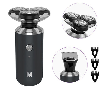 Home Appliances||Color: Black, style: Standard configuration plus sp - Washing Razor Mini Electric Cross-Border Men'S Wholesale Usb Shaver Whole Body Shave New D4 Five In One