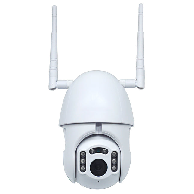 Cameras & Optics||Color: White, style: With 64G memory card - Infrared Dome Camera Wifi Smart Dual Antenna Two-way