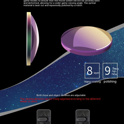 Phone 3D Glasses VR Glasses Head-mounted Vr Glasses VR Virtual