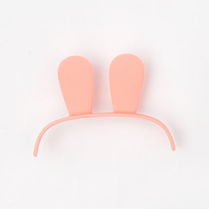 Gift Ideas||Color: Rabbit headdress - Rechargeable Alarm Clock Night Light Digital Electronic Clock With Temperature Display For Children Desk Clock