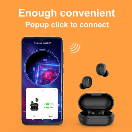 Consumer Electronics|Headphones|QCY T4 true wireless mini invisible earbud in-ear headphones