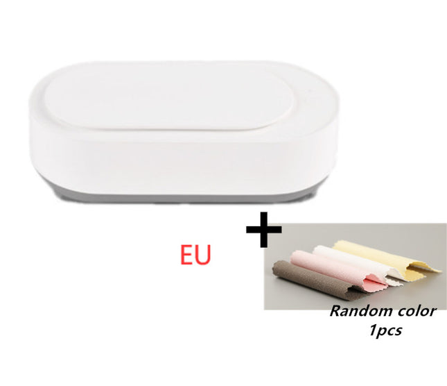 Glasses cleaning machine (Color: Machine EU with a Cloth)