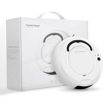 Home Appliances|Robotic Vacuum Cleaner|Color: White - Automatic Robotic Vacuum Cleaner Home Smart Sweeping Mopping Low Noise Machine