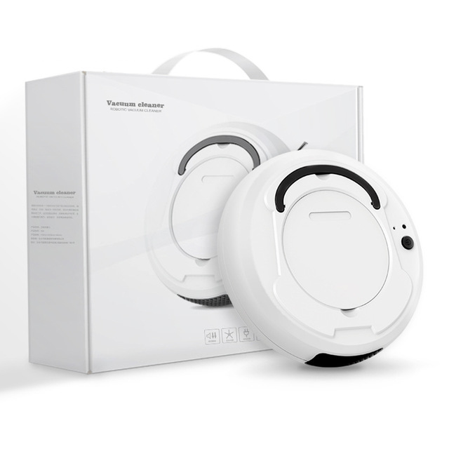 Home Appliances|Robotic Vacuum Cleaner|Color: White - Automatic Robotic Vacuum Cleaner Home Smart Sweeping Mopping Low Noise Machine