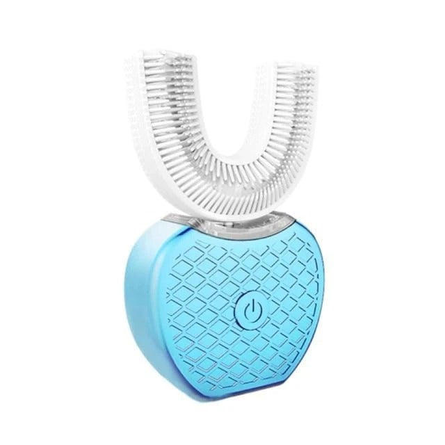 Home Appliances||Color: Blue 1 - Smart Electric Toothbrush USB Rechargeable U-shaped Tooth