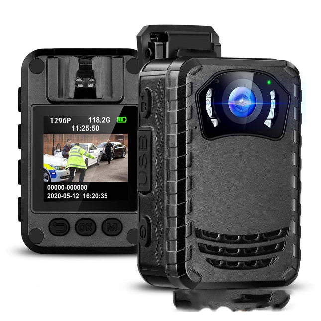 Cameras & Optics||Body Color: 32GB - Law Enforcement 1296p HD Night Vision Chest Wear Duty Field Work Recorder