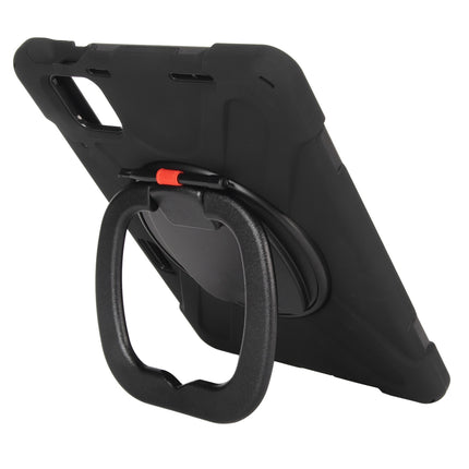 Rugged Tablet Case Drop Protection Tablet Cover with Handle Stand Shoulder Strap for Xiaomi Mi Pad 6 6 Pro Black