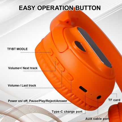 Wearable Long Endurance Foldable Wireless Bluetooth Earphones