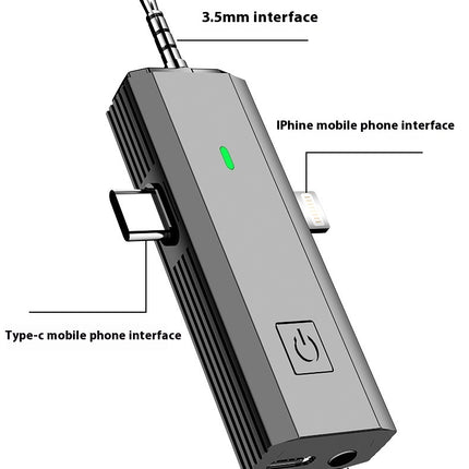 S17 Wireless Three-in-one Neckline Clip Microphone Receiver