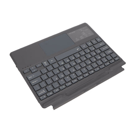 Notebook Bluetooth Wireless Keyboard Ultra Slim Portable with Touchpad Colorful Backlight Built in Battery