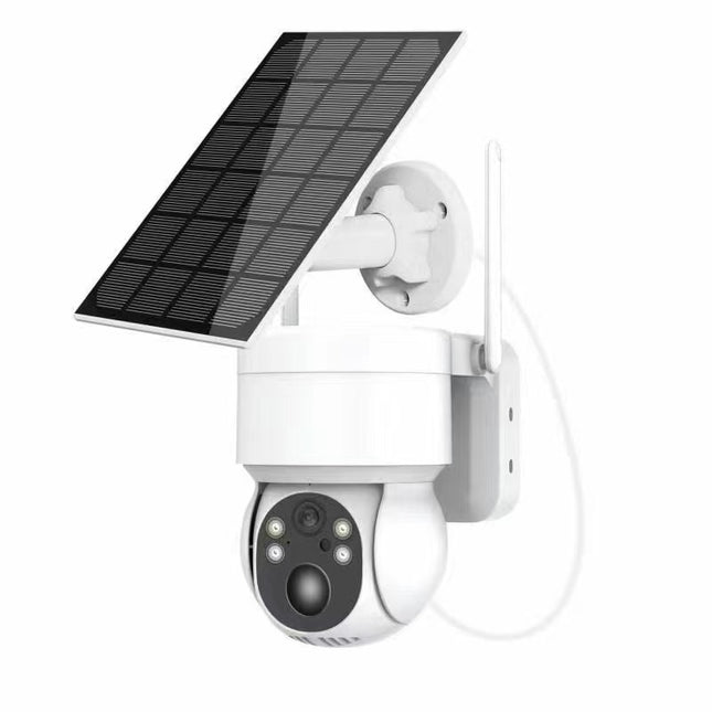 Cameras & Optics|Solar Security Camera|Color: White 4million 64G card - Solar HD Low Power Camera