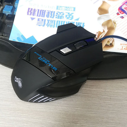 Wired Gaming Mouse 5500DPI 7-Color LED Backlight Optical Mouse Gamer USB 7 Buttons PC Gamer Computer Laptop Desktop Mice