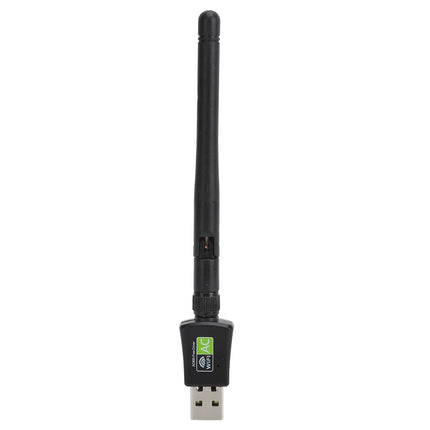 USB Wifi Adapter Receiver Antenna Ethernet 600Mbps 2.4Ghz5Ghz Wireless Network Card Black
