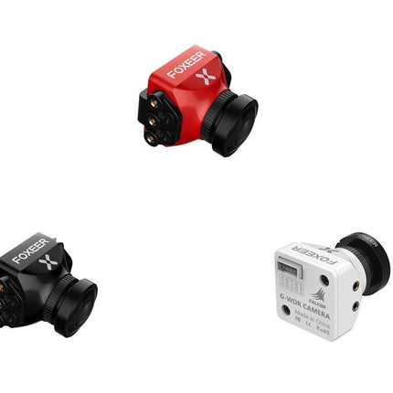 Foxeer Falkor 1200TVL Mini/Full Size Camera 16:9/4:3 PAL/NTSC Switchable GWDR Red 1.8MM