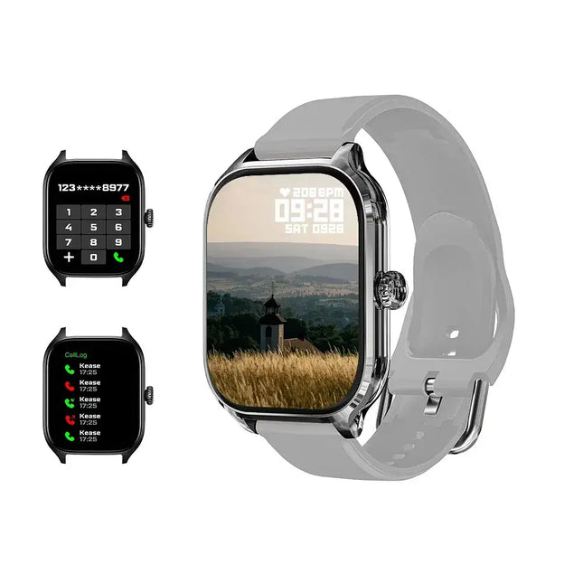 Smartwatch||Color: GRAY - LAXASFIT H9 Smartwatch Dial to Answer Calls Calorie Tracking Heart Rate Blood Oxygen Monitoring Bluetooth Smart Watch