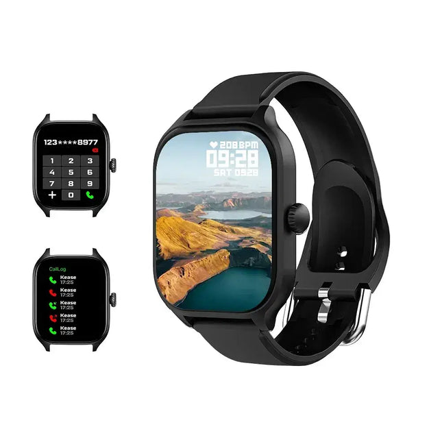 Smartwatch||Color: black - LAXASFIT H9 Smartwatch Dial to Answer Calls Calorie Tracking Heart Rate Blood Oxygen Monitoring Bluetooth Smart Watch