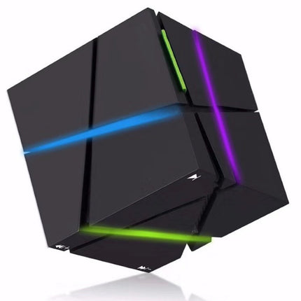 Consumer Electronics|Creative Light Bluetooth Speaker|Cube Bluetooth Speaker Creative Colorful Lights Mobile Phone Subwoofer