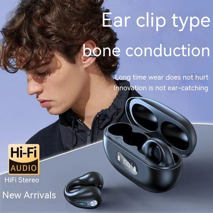 Consumer Electronics|Bluetooth Headset|Non-in-ear Clip Wireless Bluetooth Headset Noise Reduction Air Conduction Clip Sports
