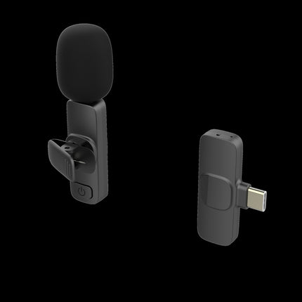 Consumer Electronics|Wireless Clip-On Microphone|Clip-on Wireless Microphone One Drag Two Bluetooth Noise Reduction