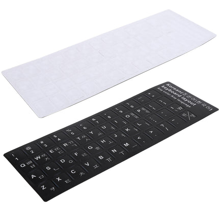 Keyboard Sticker Korean Waterproof Accessories for 10-17in Laptop Notebook Desktop Computer