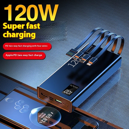 Super Fast Charge Two-way Portable Battery For Mobile Phones Intelligent Digital Display Multi-port