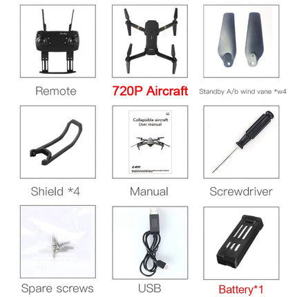 Eachine E58 Foldable RC Quadcopter Drone with HD Camera and WiFi FPV