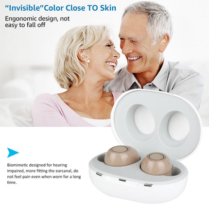 General||A39 Skin Color Charging Hearing Aid Earphone - Sound Collector for the Elderly