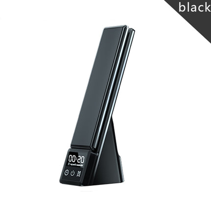 3-in-1 Table Lamp Clock with Fast Charger, Wireless Charging, and Bluetooth Speaker Function