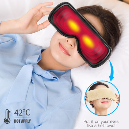 Electric Massager with Bluetooth Music, Hot Pack, Eye Massager, and Anti-Wrinkle Function
