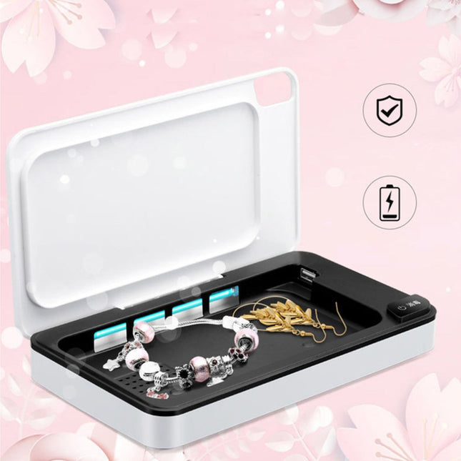 Set of 1 (Portable UV Sterilizer Box for Phones, Mice, Toothbrushes and Masks)