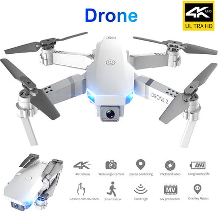 Drone||RC Drone Photograp UAV Profesional Quadrocopter E59 with 4K Camera - Fixed-Height Folding Unmanned Aerial Vehicle Quadcopter