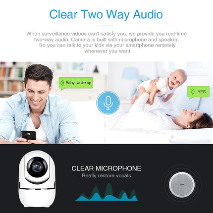 Cloud Integration, Auto Tracking, WiFi Connectivity, and Wireless CCTV Functionality (Advanced Home Security Camera)